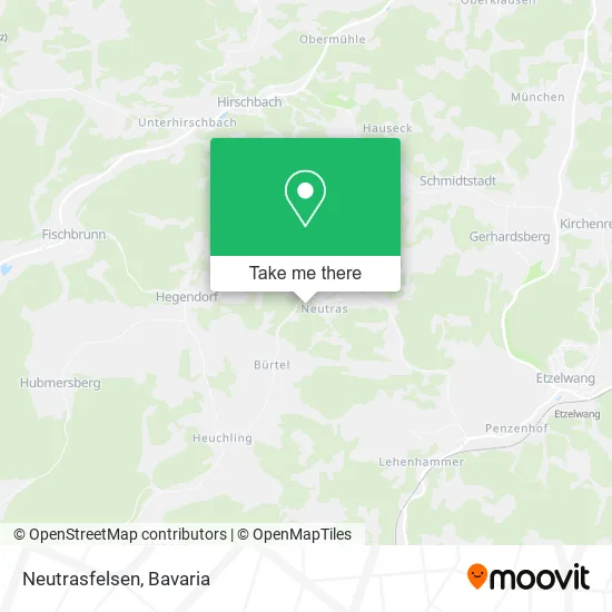 Карта Neutrasfelsen