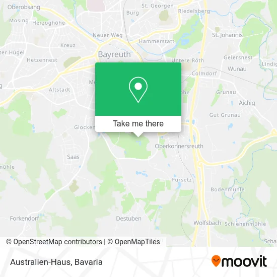 Australien-Haus map