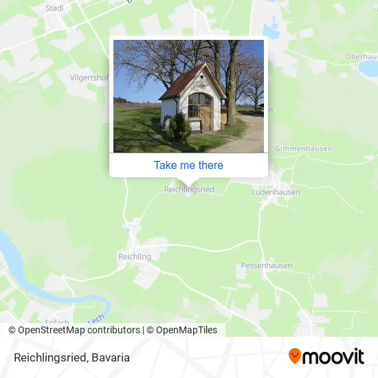 Карта Reichlingsried