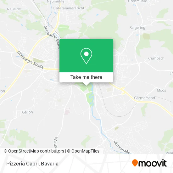 Карта Pizzeria Capri