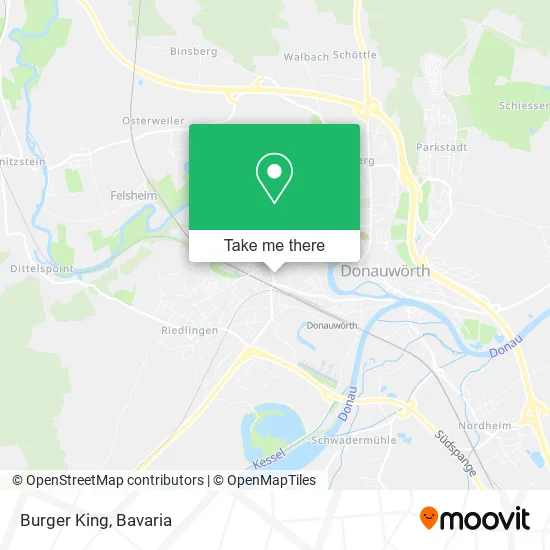 Карта Burger King