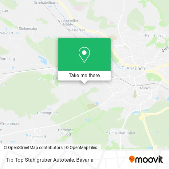 Карта Tip Top Stahlgruber Autoteile