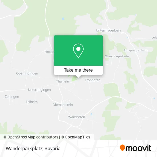Карта Wanderparkplatz