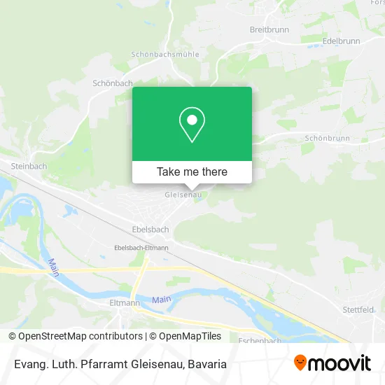 Карта Evang. Luth. Pfarramt Gleisenau