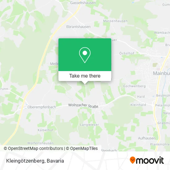 Карта Kleingötzenberg