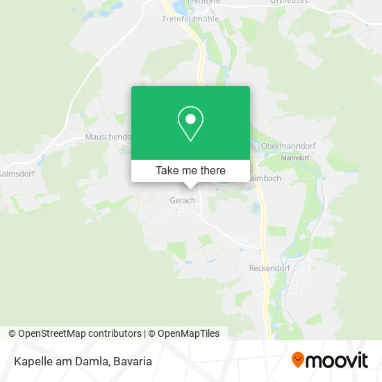 Карта Kapelle am Damla