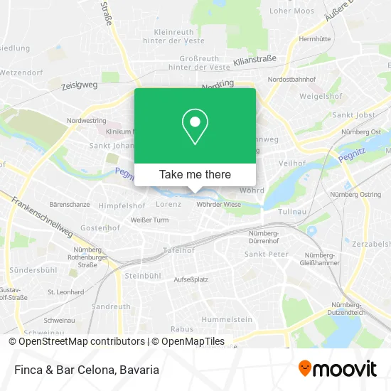 Карта Finca & Bar Celona