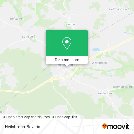 Карта Heilsbronn