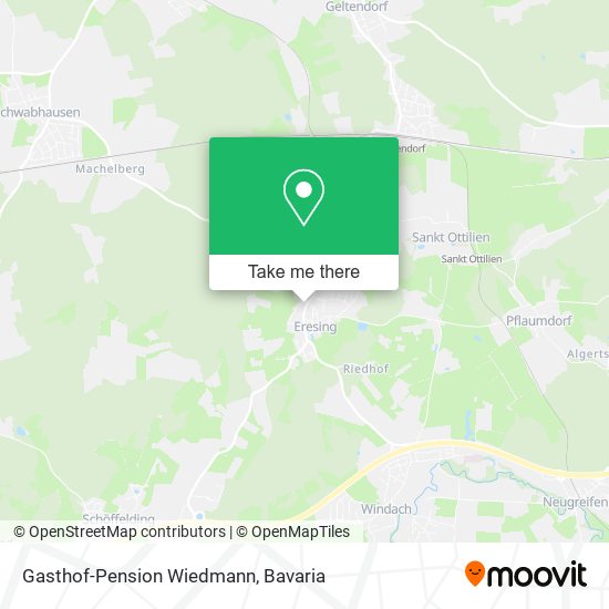 Gasthof-Pension Wiedmann map