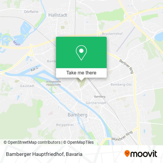 Bamberger Hauptfriedhof map