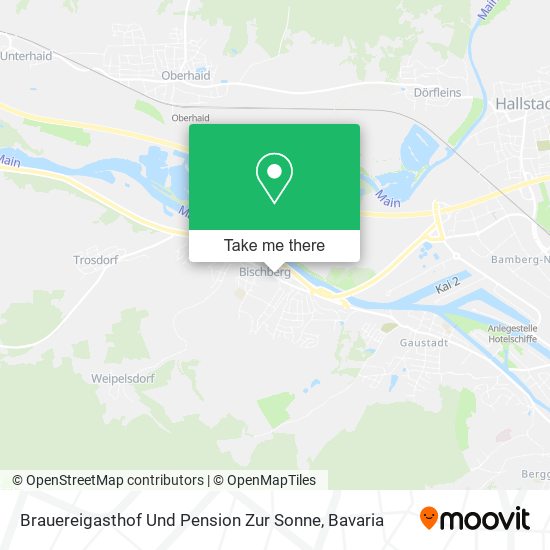 Brauereigasthof Und Pension Zur Sonne map