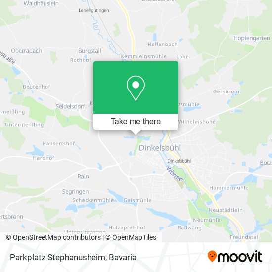 Parkplatz Stephanusheim map