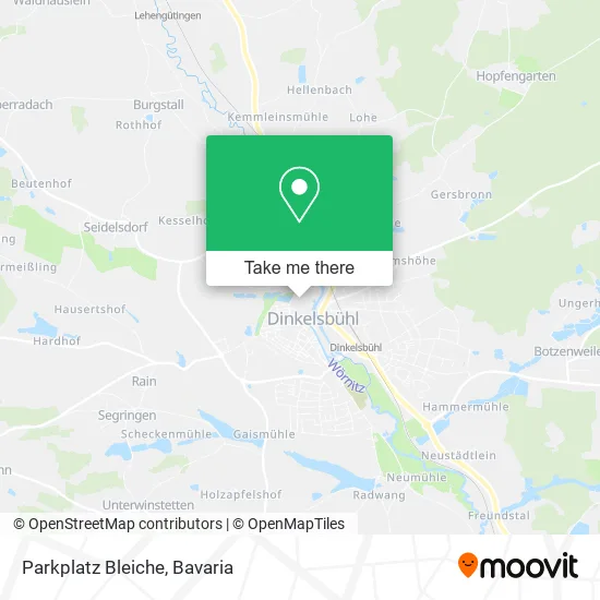 Карта Parkplatz Bleiche