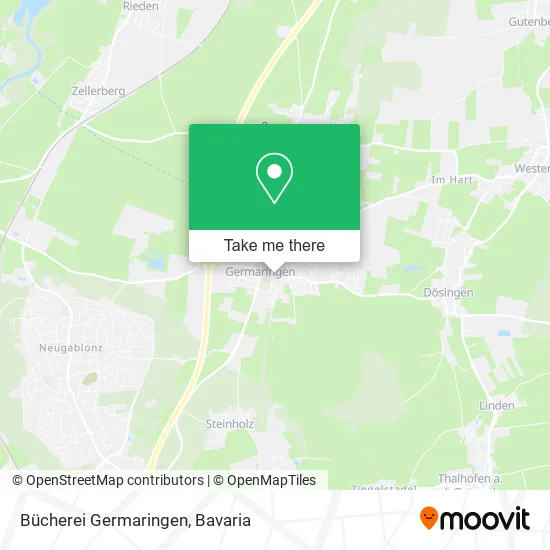 Карта Bücherei Germaringen