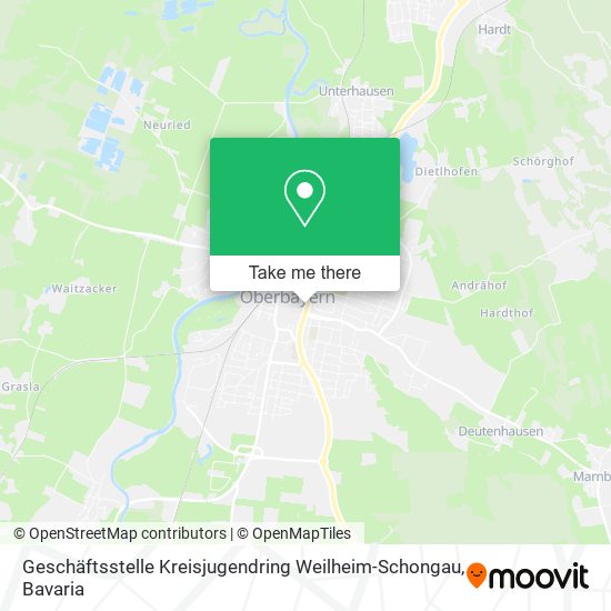 Geschäftsstelle Kreisjugendring Weilheim-Schongau map