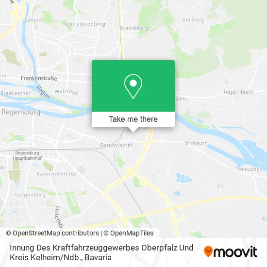 Innung Des Kraftfahrzeuggewerbes Oberpfalz Und Kreis Kelheim / Ndb. map