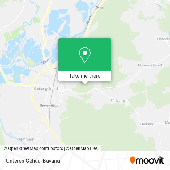 Карта Unteres Gehäu