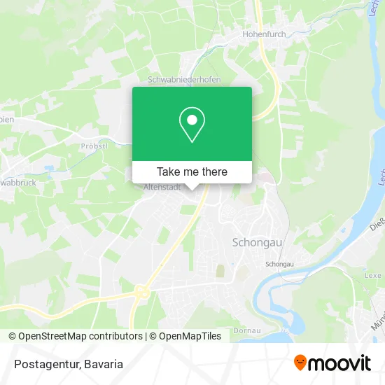 Карта Postagentur