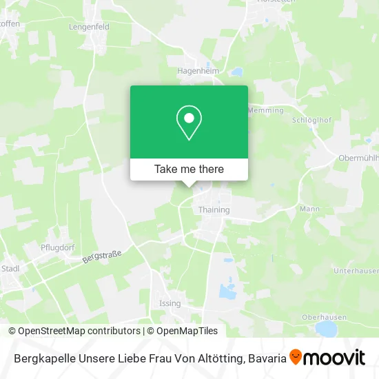 Карта Bergkapelle Unsere Liebe Frau Von Altötting