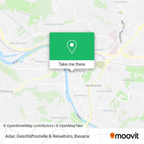 Adac Geschäftsstelle & Reisebüro map