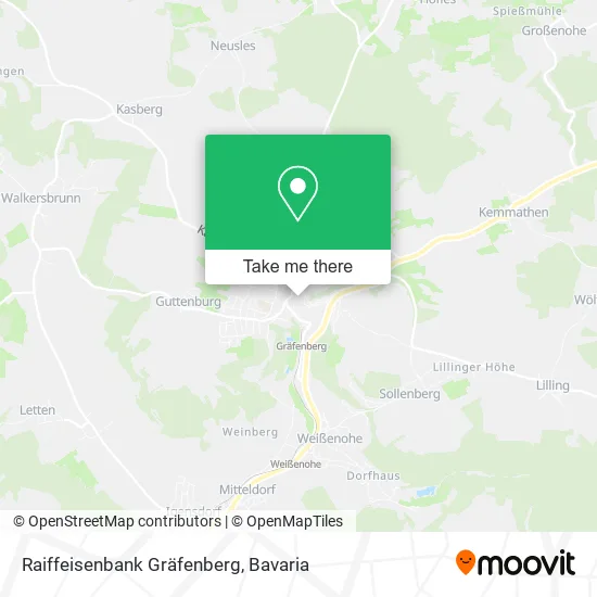Карта Raiffeisenbank Gräfenberg