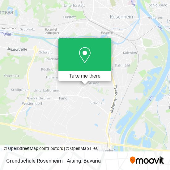 Grundschule Rosenheim - Aising map