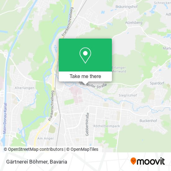 Gärtnerei Böhmer map