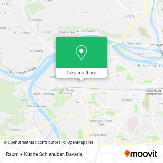 Карта Raum + Küche Schlehuber
