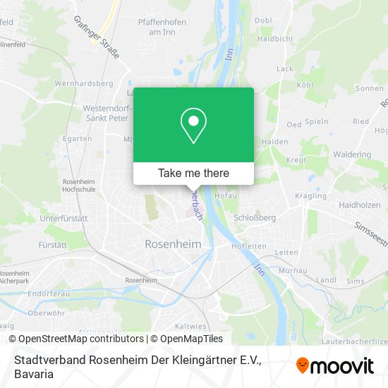 Stadtverband Rosenheim Der Kleingärtner E.V. map