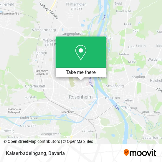 Карта Kaiserbadeingang