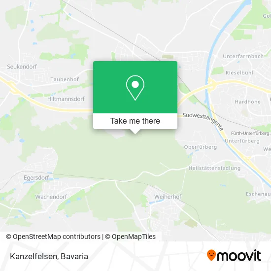 Карта Kanzelfelsen