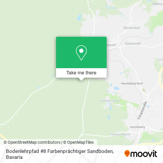 Карта Bodenlehrpfad #8 Farbenprächtiger Sandboden