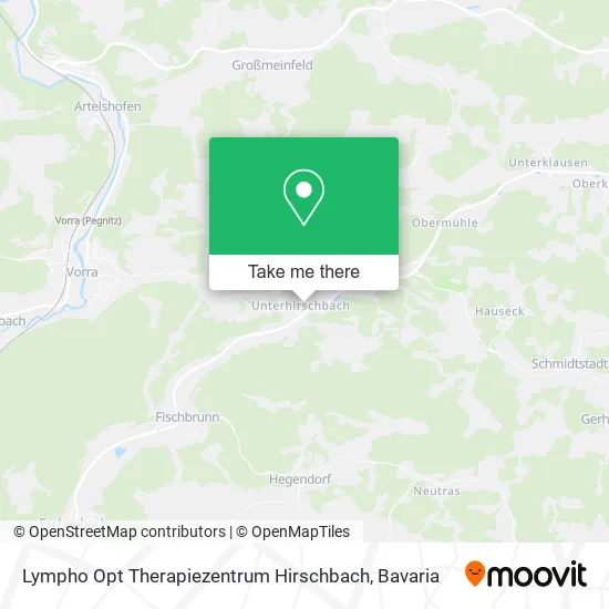 Карта Lympho Opt Therapiezentrum Hirschbach