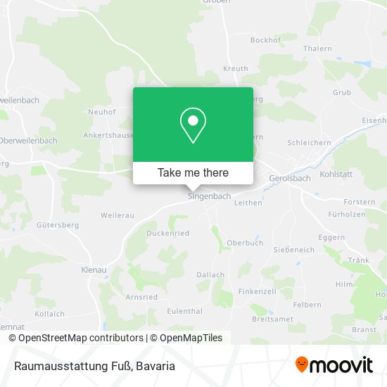 Raumausstattung Fuß map