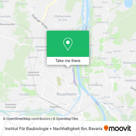 Institut Für Baubiologie + Nachhaltigkeit Ibn map