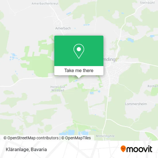 Карта Kläranlage