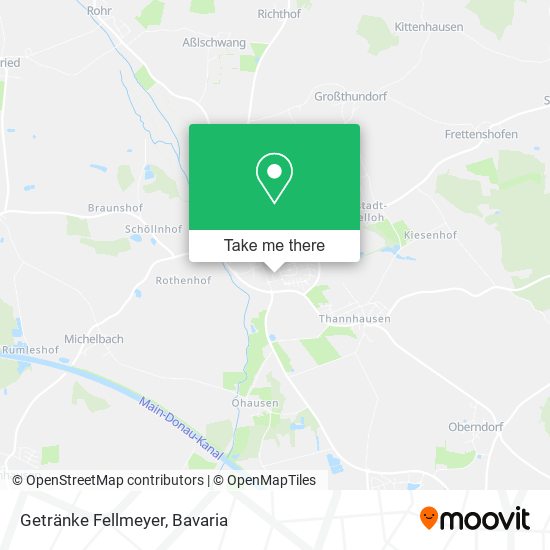 Getränke Fellmeyer map