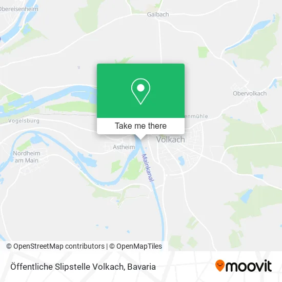 Карта Öffentliche Slipstelle Volkach