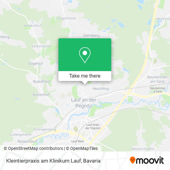 Kleintierpraxis am Klinikum Lauf map