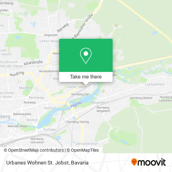 Urbanes Wohnen St. Jobst map