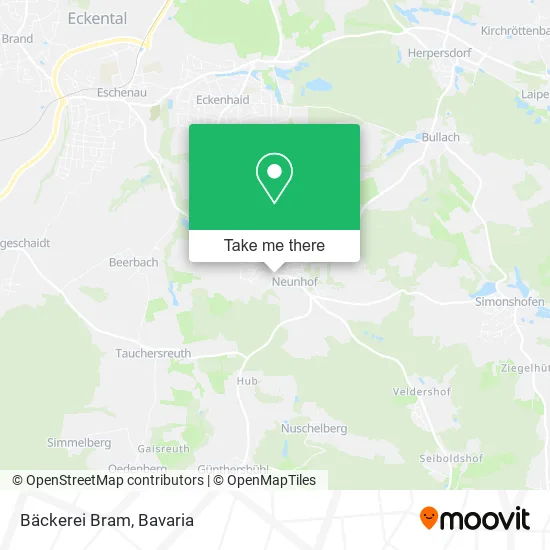 Карта Bäckerei Bram