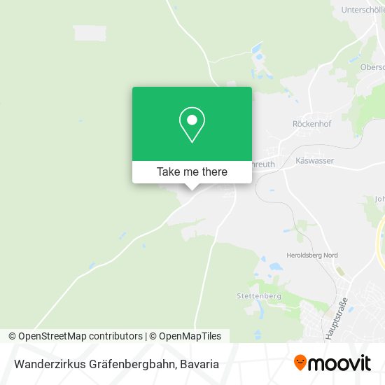 Wanderzirkus Gräfenbergbahn map