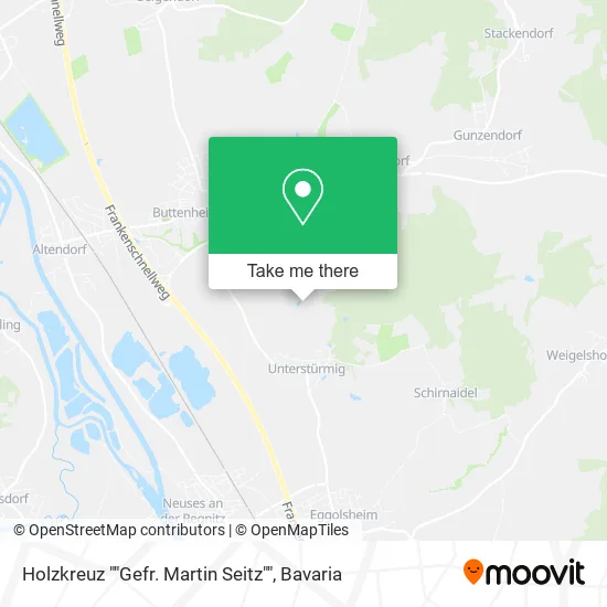 Карта Holzkreuz ""Gefr. Martin Seitz""