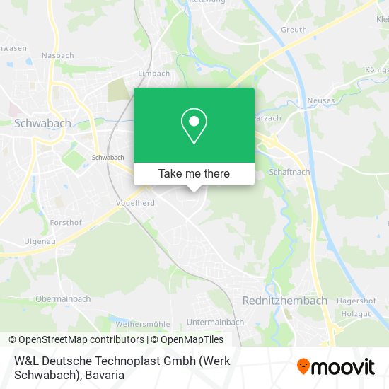 W&L Deutsche Technoplast Gmbh (Werk Schwabach) map
