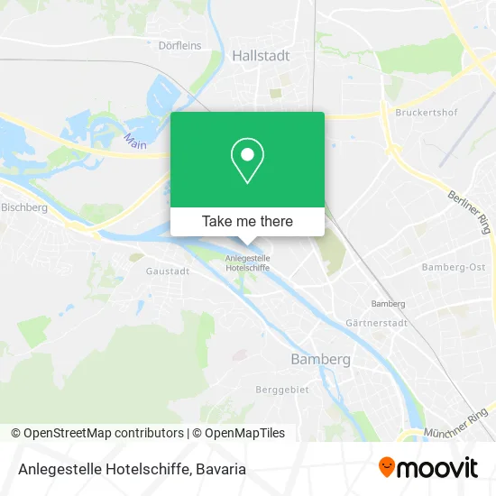 Карта Anlegestelle Hotelschiffe