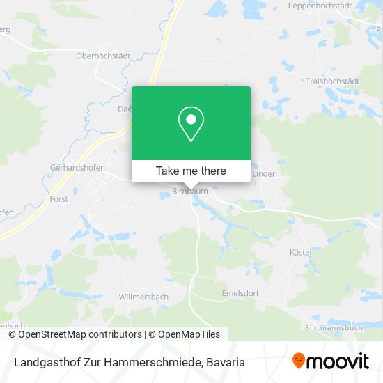 Landgasthof Zur Hammerschmiede map