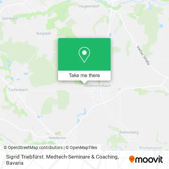 Карта Sigrid Triebfürst. Medtech-Seminare & Coaching