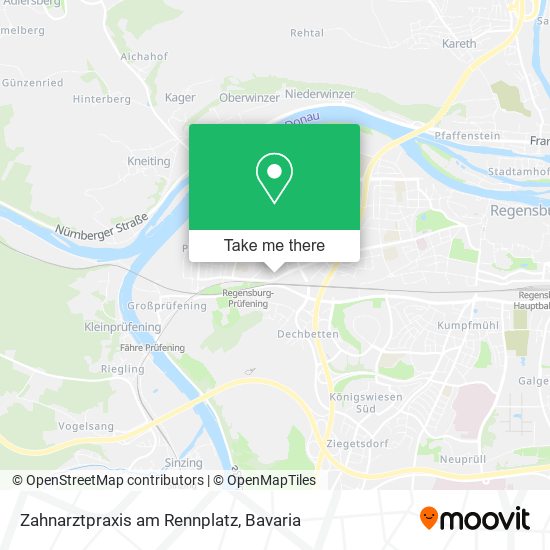 Карта Zahnarztpraxis am Rennplatz