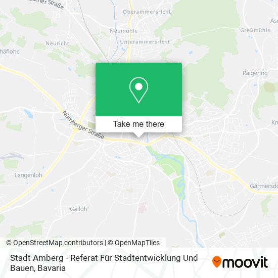 Stadt Amberg - Referat Für Stadtentwicklung Und Bauen map