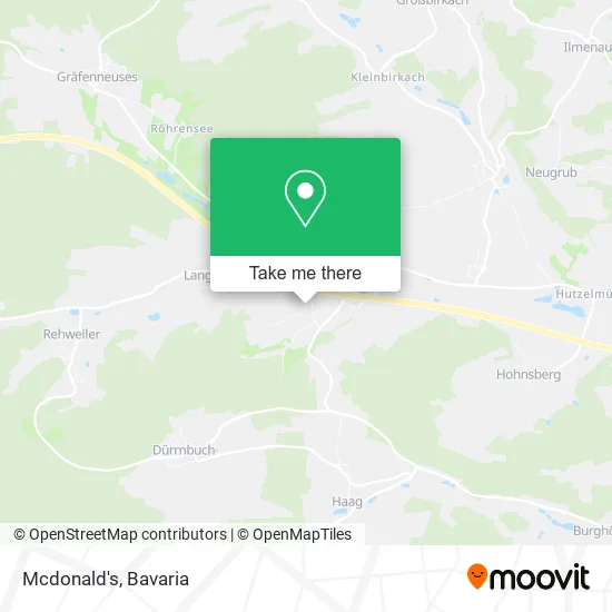 Карта Mcdonald's